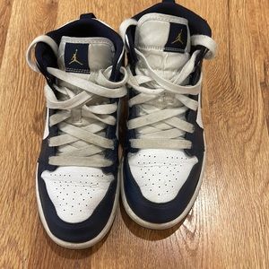 Kids air Jordan 1 mid PS navy